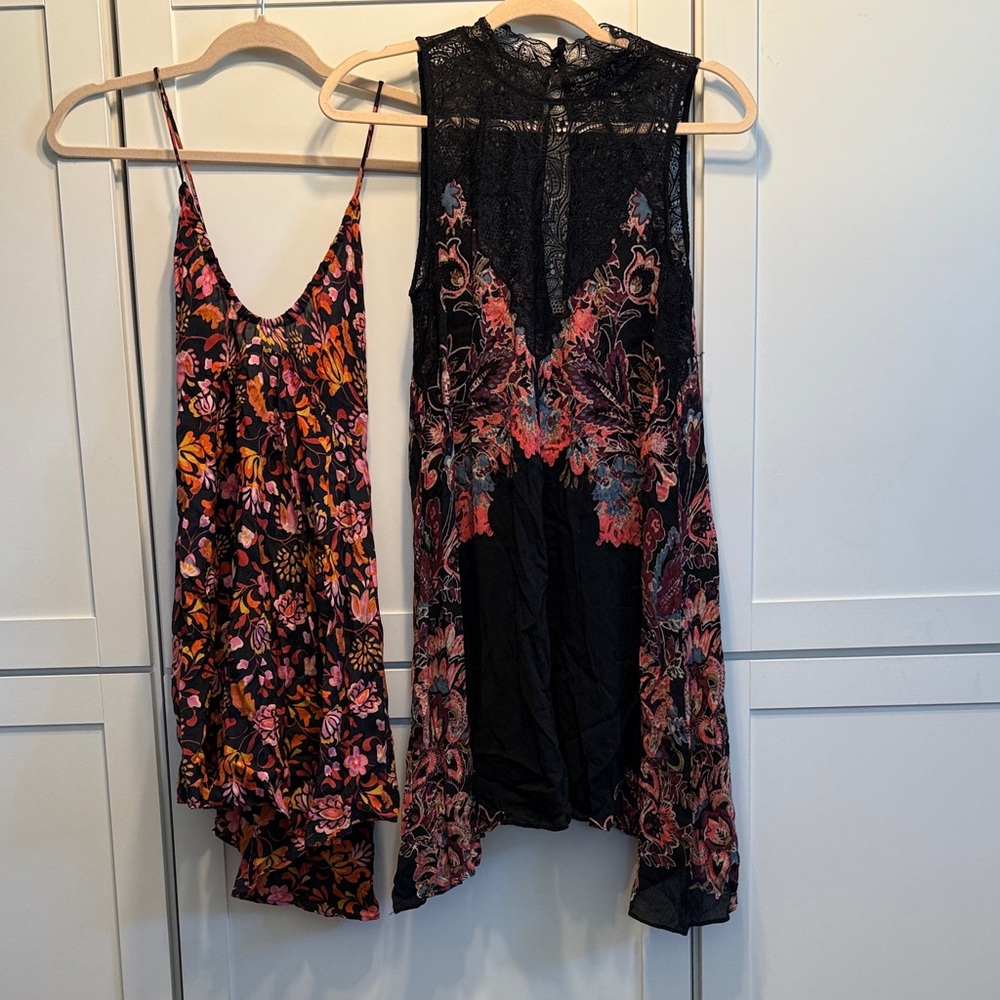 2 NWT Free People Floral Patterned Dresses